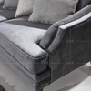 Canapé en tissu velours de loisirs simple