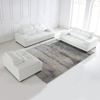 Canapé fonctionnel en cuir blanc de salon