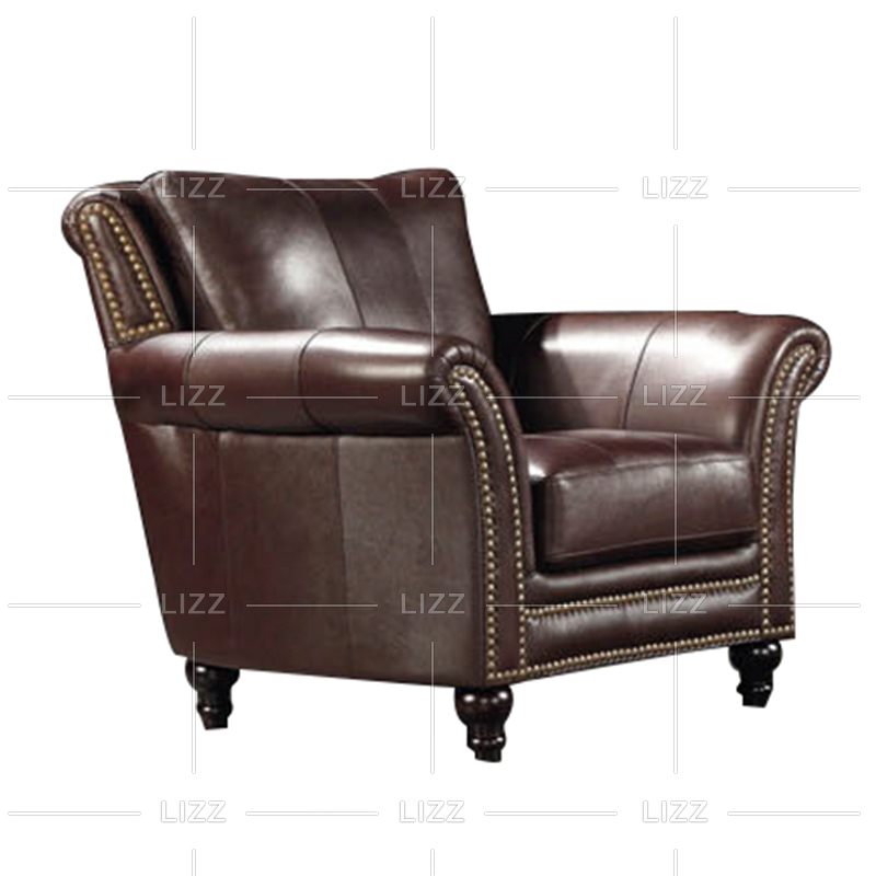 Ensemble de meubles canapé en cuir classique de haute qualité