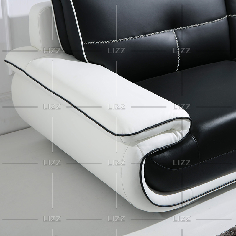 Canapé de salon en cuir musulman avec meuble TV
