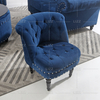 Canapé en tissu de style classique de loisirs avec petite chaise